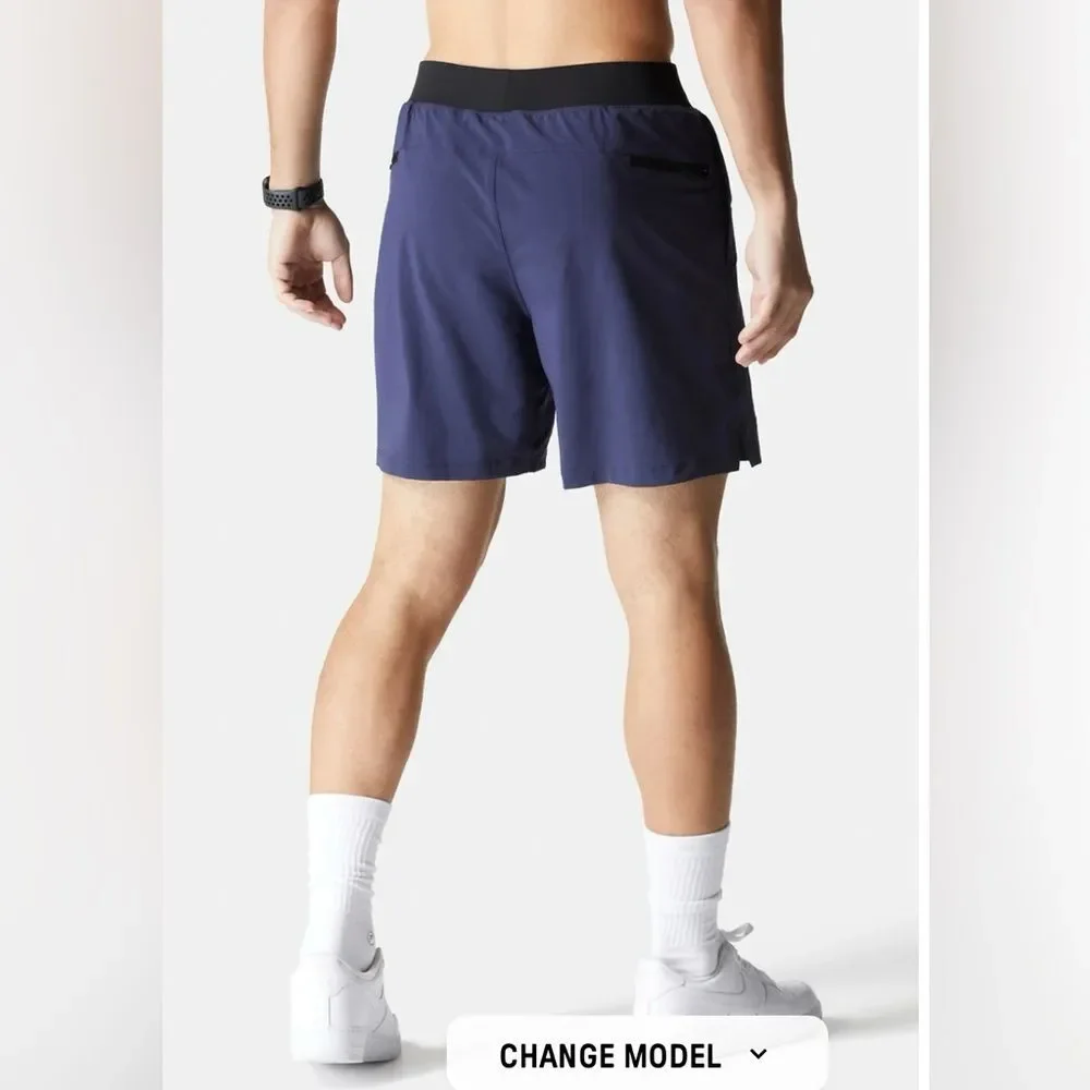 Fabletics Men's NAVY The Franchise Short Unlined M 7in